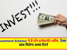 Best Investment Scheme: ये है टॉप इन्वेस्टमेंट स्कीम, टैक्स सेविंग के साथ मिलेगा अच्छा रिटर्न
