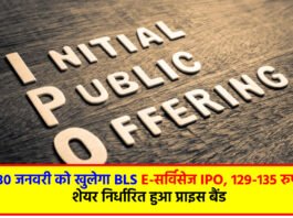 IPO: 30 जनवरी को खुलेगा BLS E-सर्विसेज IPO, 129-135 रुपये प्रति शेयर निर्धारित हुआ प्राइस बैंड