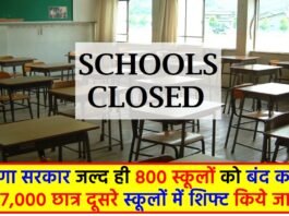 Haryana School Closed