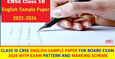 CBSE Class 10 English Sample Paper