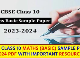 CBSE Class 10 Maths Sample Paper