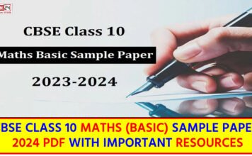 CBSE Class 10 Maths Sample Paper