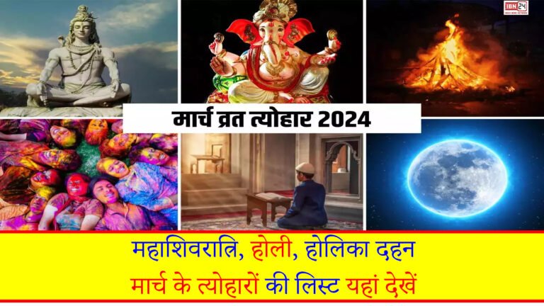 Festivals in March 2024