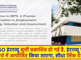 IBPS SO Interview
