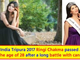 Miss India Tripura death update