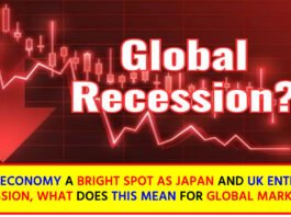 UK and Japan fell into recession