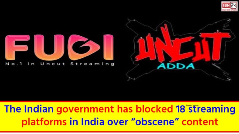 18 streaming platforms blocked