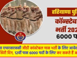 HSSC GD Recruitment 2024