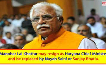 Manohar Lal Khattar may resign