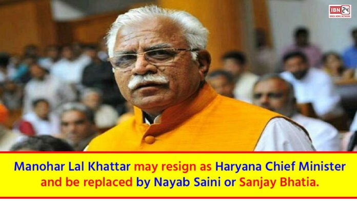 Manohar Lal Khattar may resign