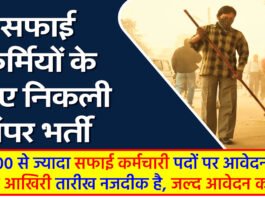 Rajasthan LSG Safai Karamchari Bharti 2024
