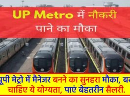 UP Metro Vacancy