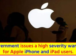 Warning for Apple iPhone