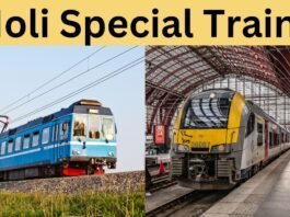 Holi Special Trains