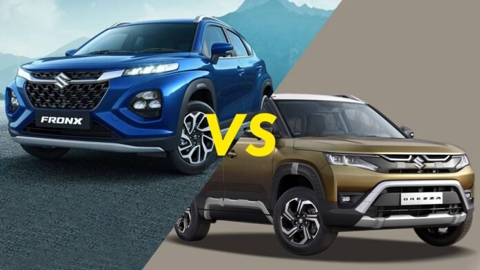 Toyota Urban Cruiser Taisor vs Maruti Suzuki Fronx