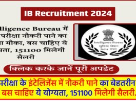 Intelligence Bureau Recruitment