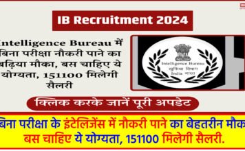 Intelligence Bureau Recruitment