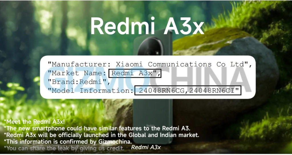 Xiaomi Redmi A3x