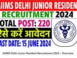 AIIMS Recruitment 2024