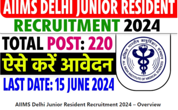 AIIMS Recruitment 2024