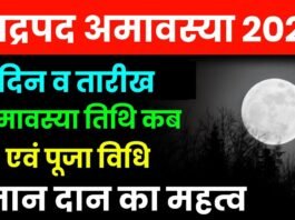 Bhadrapada Amavasya 2024