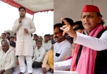 Barricades are outside Akhilesh Yadav's home JPNIC