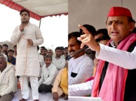 Barricades are outside Akhilesh Yadav's home JPNIC