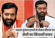Naib Singh Saini is Haryana CM for the second time