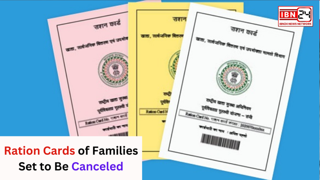 Ration Cards of Families Set to Be Canceled