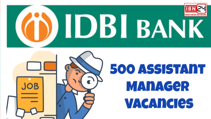 Manager Opportunity at IDBI Bank