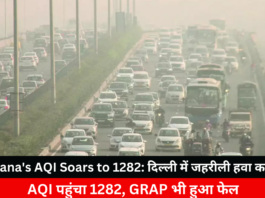 AQI Reaches Dangerous Levels in Haryana