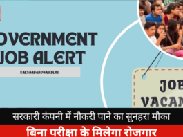 Opportunity to Get a Job in a Government Company