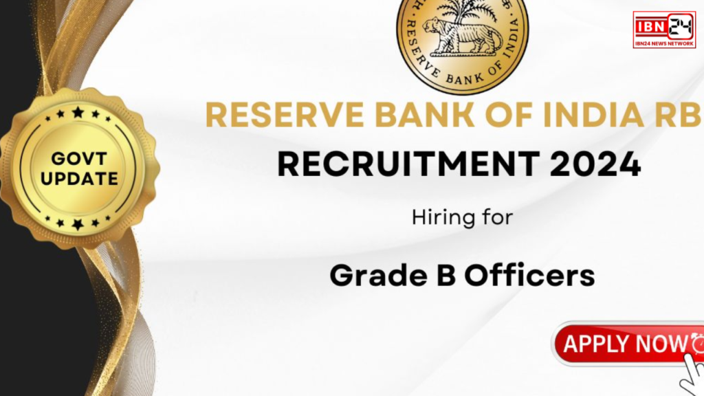 Govt job opportunity in Reserve Bank