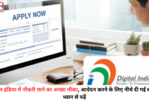 Job in Digital India Without an Exam
