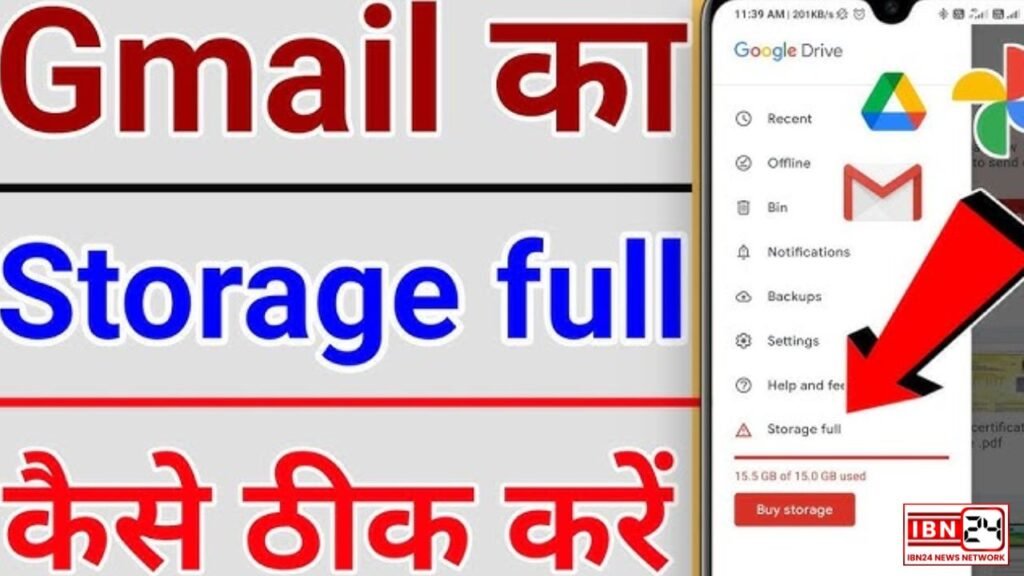 Gmail Storage Full How to Free up Space