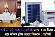 Solar Home Light