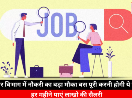Job Alert Telecom Department Hiring