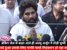 Allu Arjun Addressed Media Post Jail Release