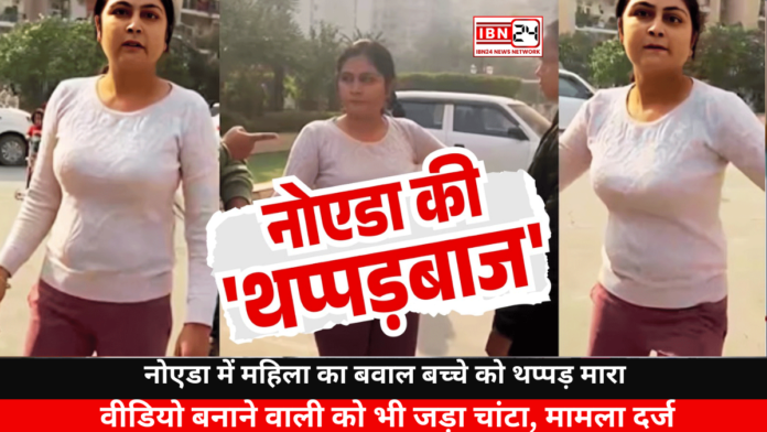 Woman Creates Ruckus in Noida Slaps a Child