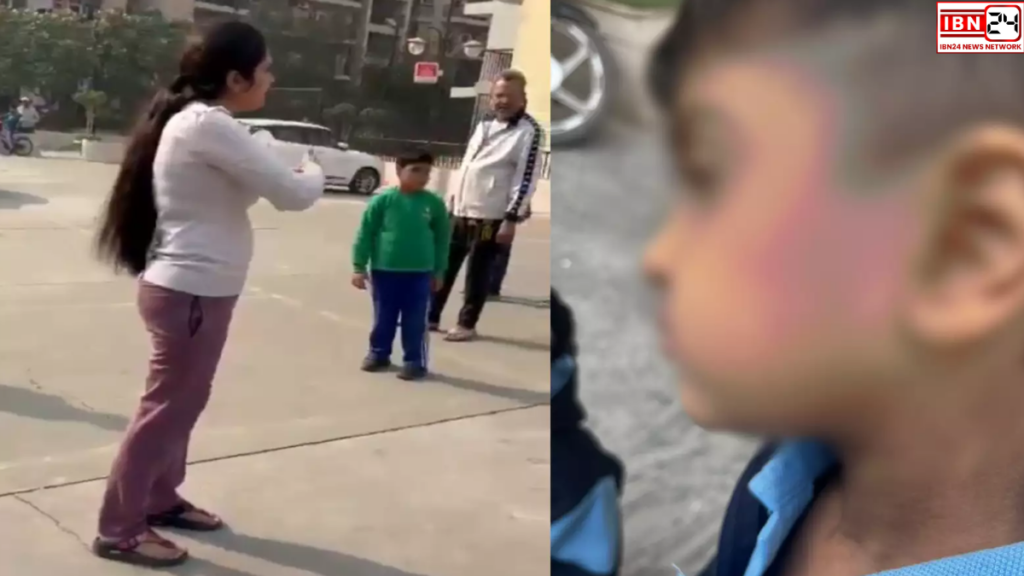 Woman Creates Ruckus in Noida Slaps a Child