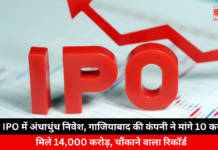 Blind Investment In This IPO: इस IPO में अंधाधुंध निवेश, गाजियाबाद की कंपनी ने मांगे 10 करोड़ मिले 14,000 करोड़, चौंकाने वाला रिकॉर्ड Blind Investment In This IPO