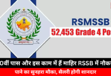 Golden Opportunity To Get a Job in RSSB