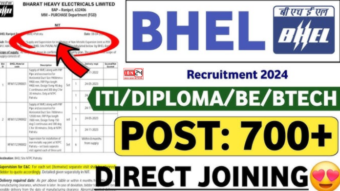 Golden Opportunity to Get a Job in BHEL