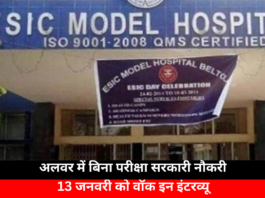 Opportunity to Get a Job in ESIC Alwar