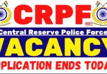 Opportunity To Get a Job in CRPF