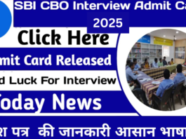 SBI Releases Interview Dates And Admit Cards
