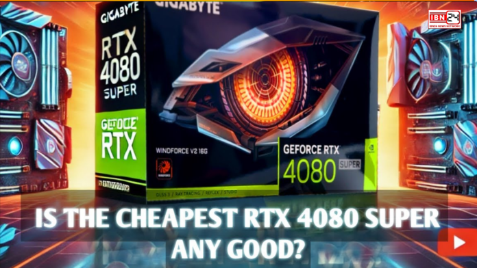 Custom-built PC with 4080 Super GPU