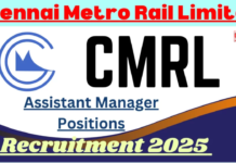 Recruitment For Assistant Manager Positions: चेन्नई मेट्रो में असिस्टेंट मैनेजर की भर्ती, चयन होगा इंटरव्यू के आधार पर Recruitment For Assistant Manager Positions