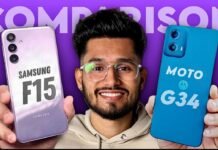 Which is better under Samsung Galaxy F16 or Motorola G34