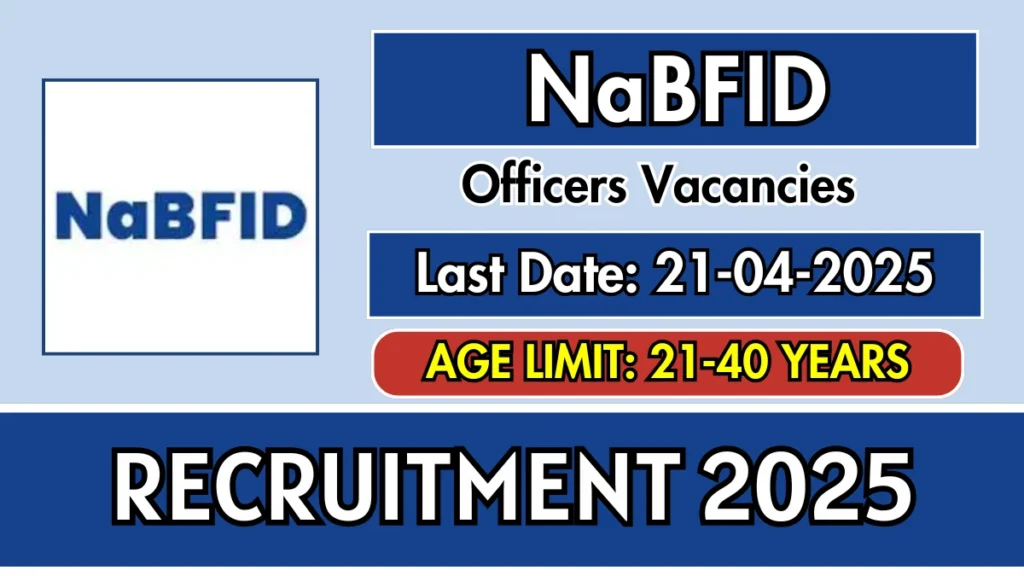 Government Job Opportunity With NABFID